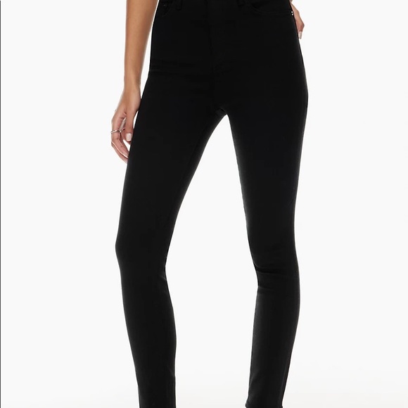 Denim Forum - The Lola High Rise Skinny Crop W/ Raw Hem - Picture 2 of 6